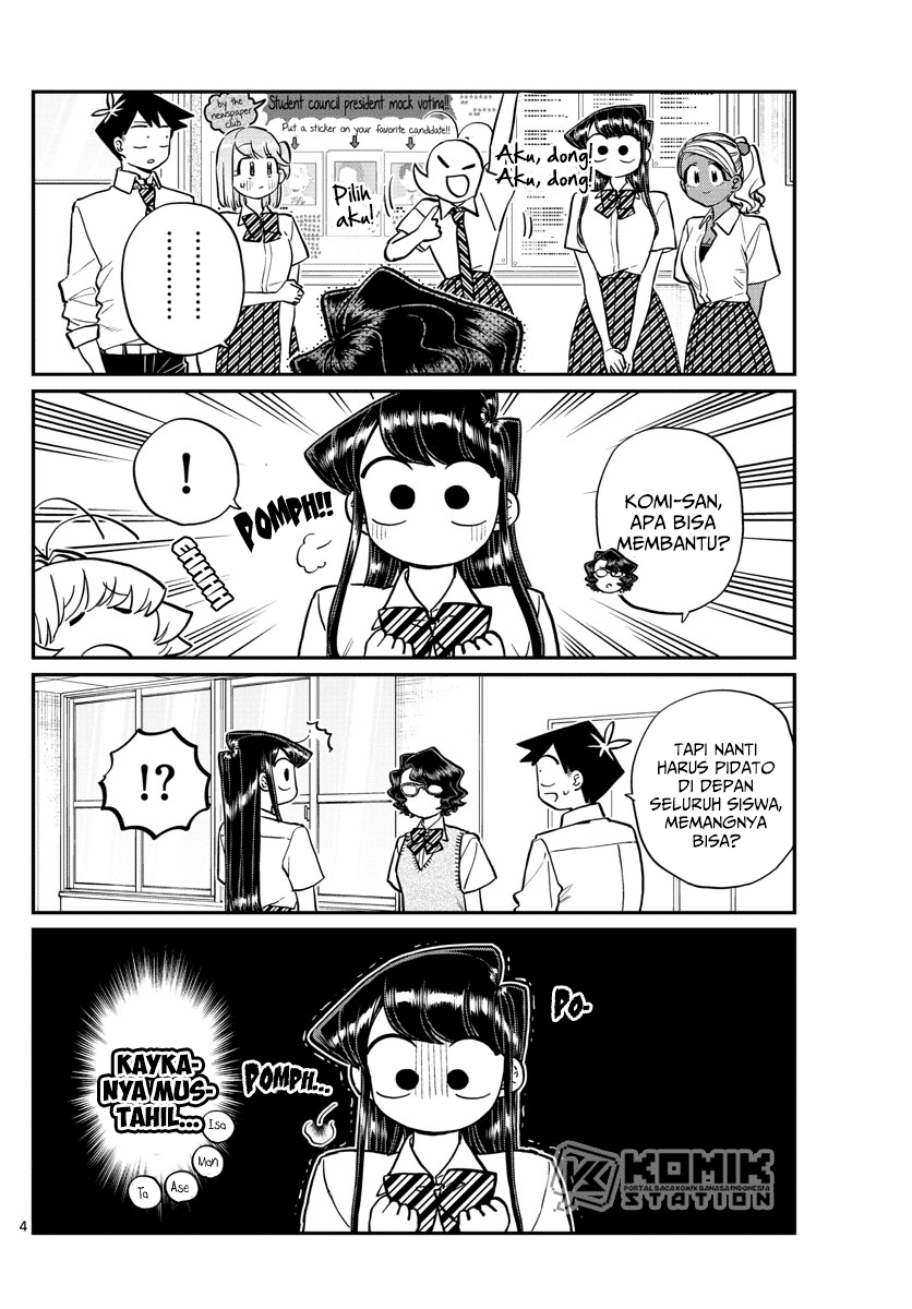 Komi-san wa Komyushou Desu Chapter 202 Gambar 6