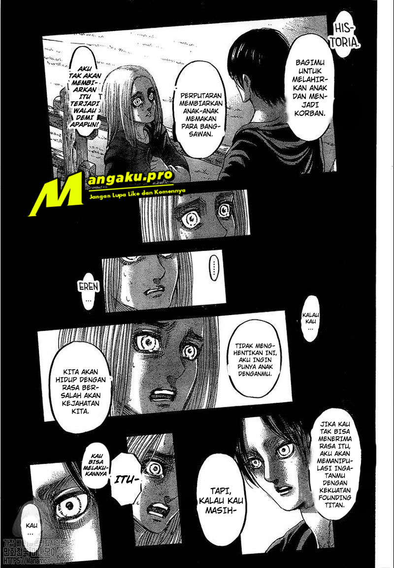 Shingeki no Kyojin Chapter 130.1 Gambar 14