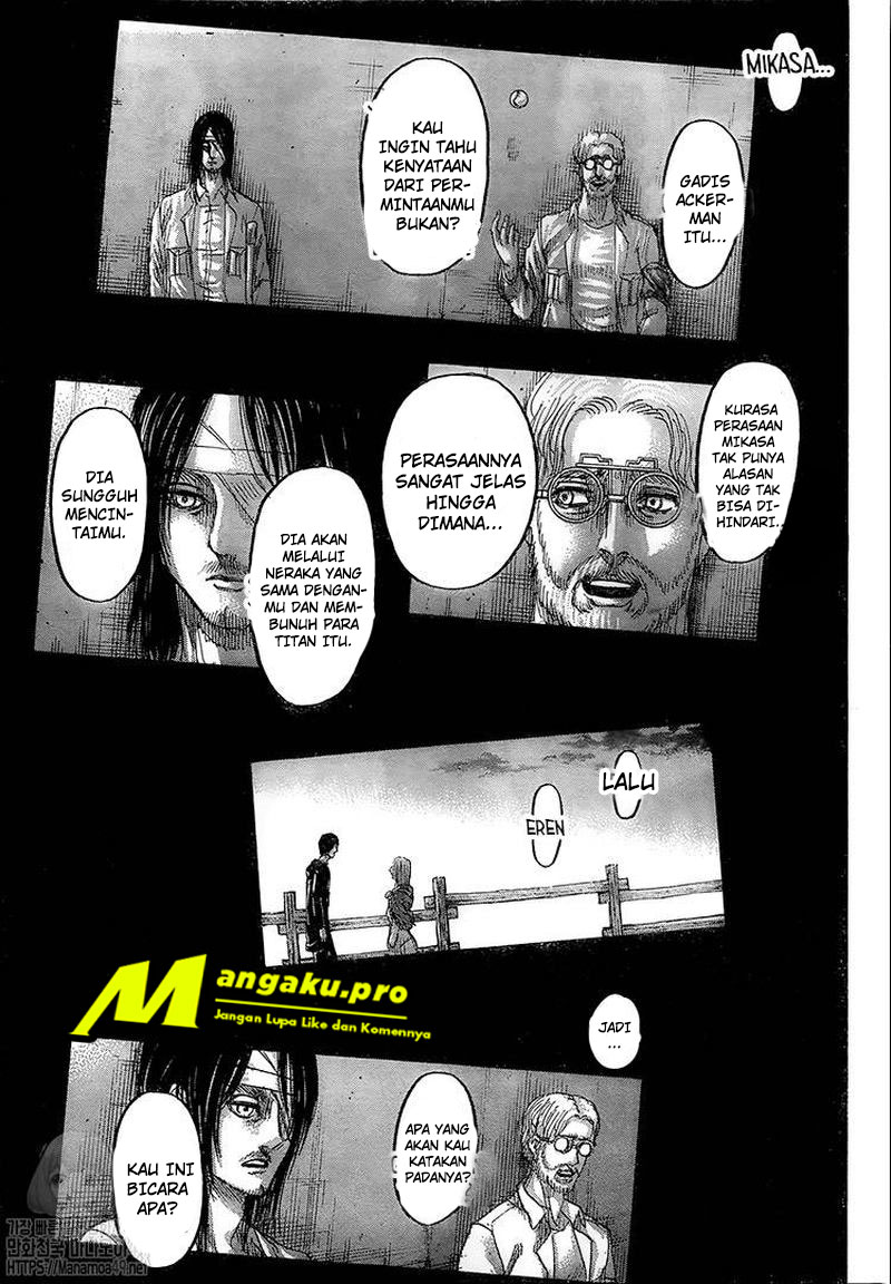 Shingeki no Kyojin Chapter 130.1 Gambar 16