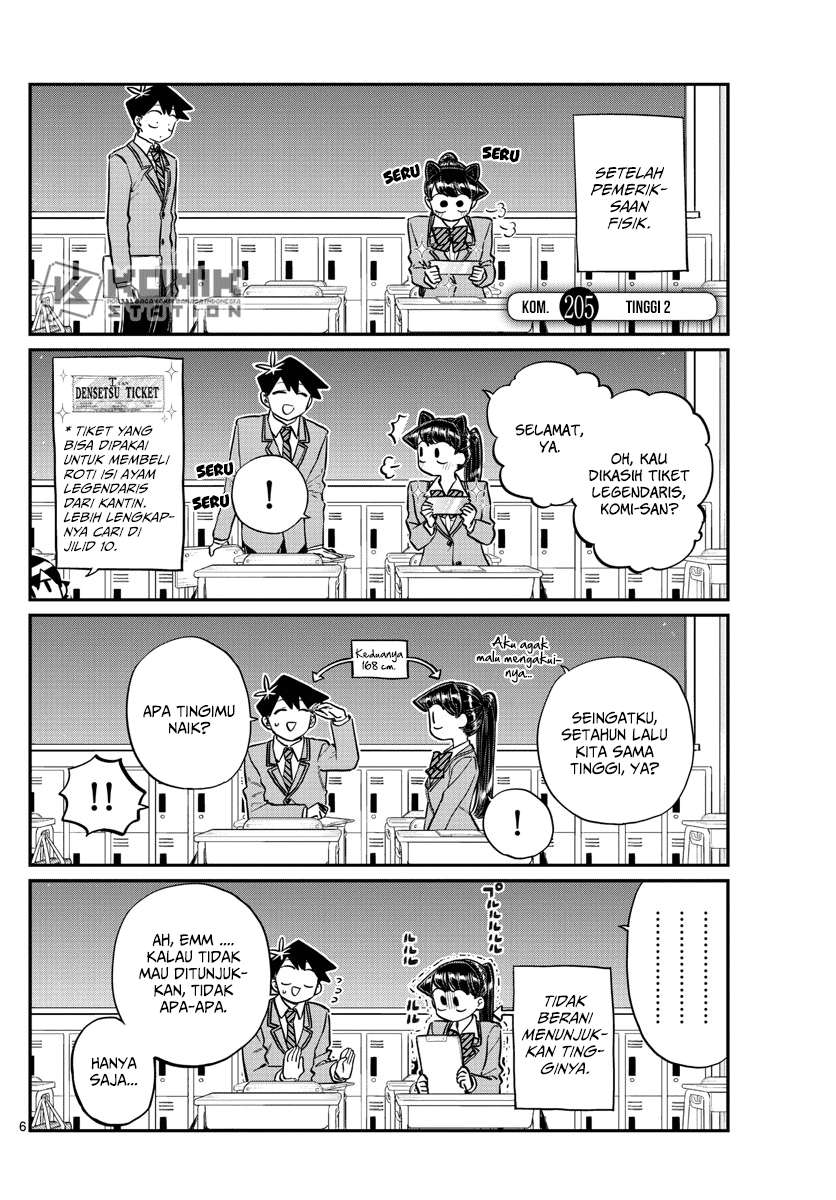 Manga Komi-san wa Komyushou Desu Chapter 205 gambar nomor 2