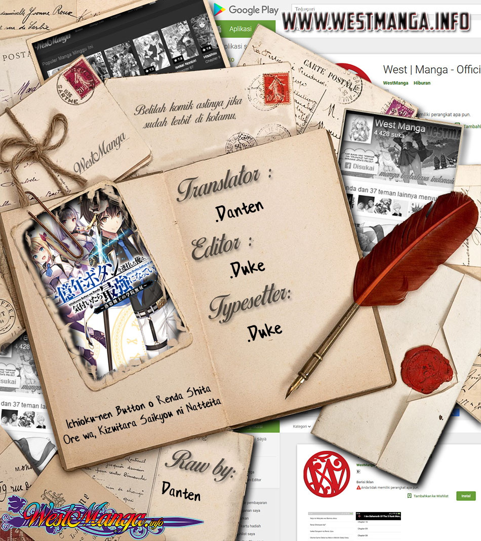 Komik Ichioku-nen Button O Renda Shita Ore Wa, Kizuitara Saikyou Ni Natteita Chapter 02.2 gambar nomor 1