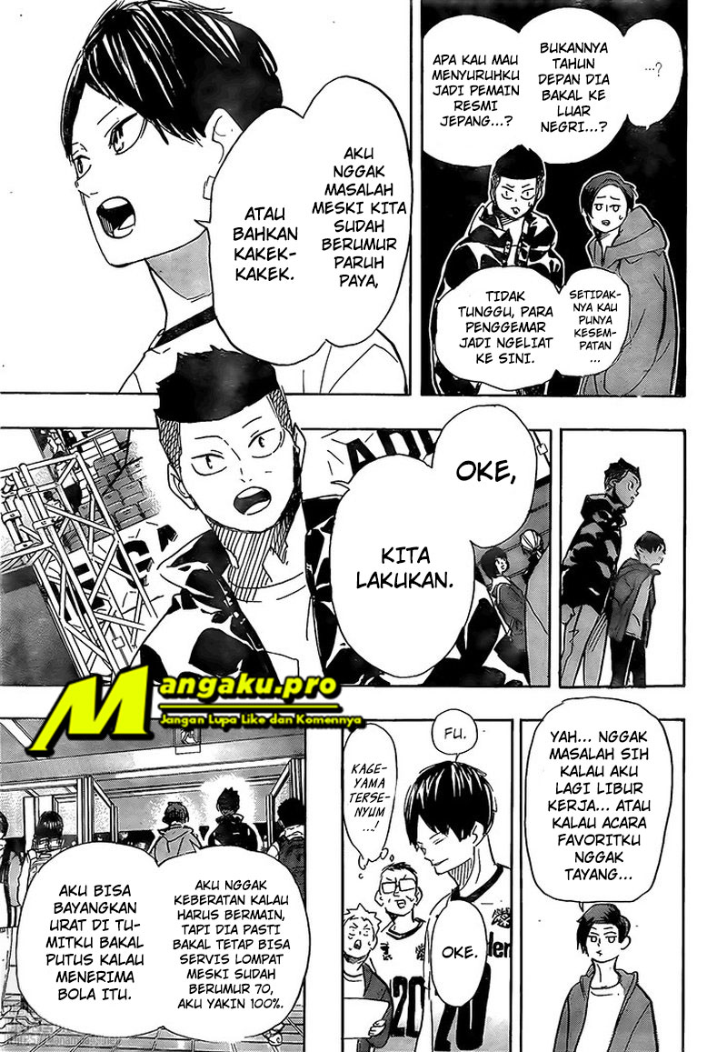Haikyuu!! Chapter 401 Gambar 19