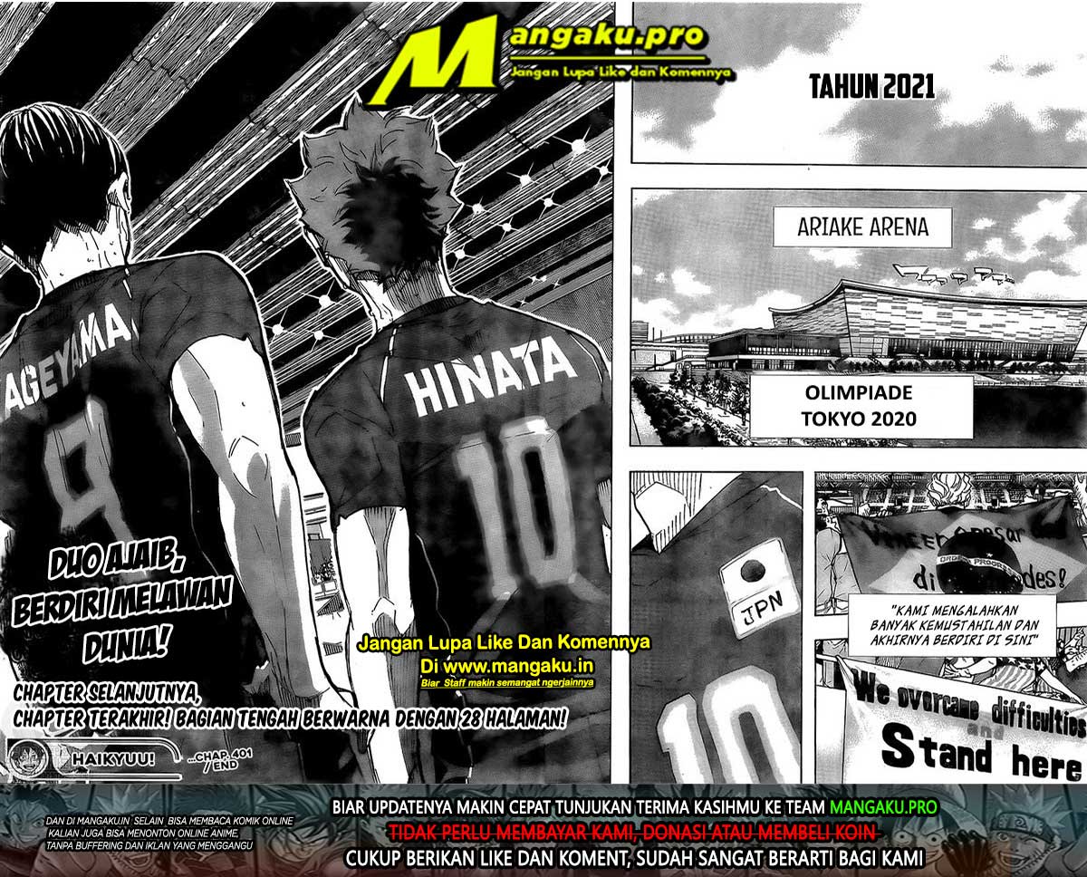 Haikyuu!! Chapter 401 Gambar 22