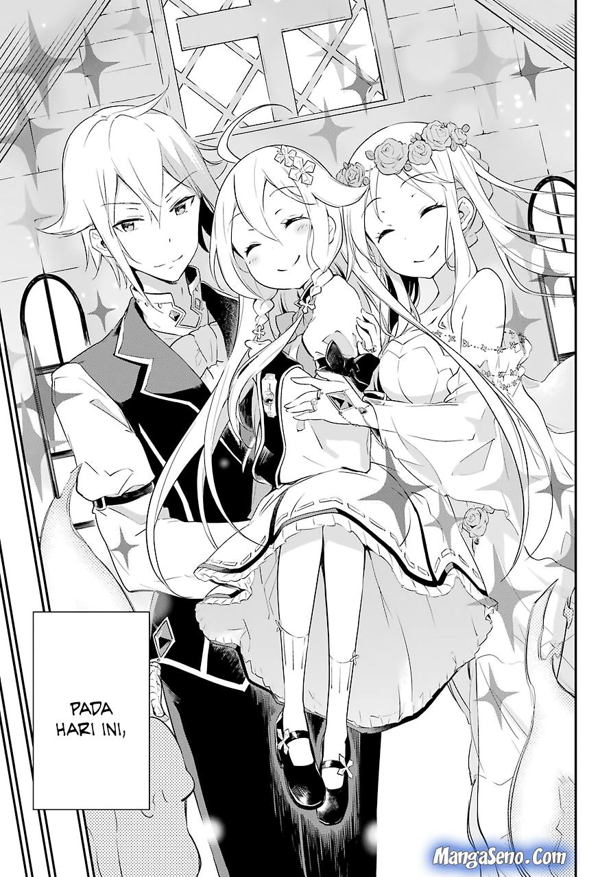Chichi wa Eiyuu, Haha wa Seirei, Musume no Watashi wa Tenseisha Chapter 01 Gambar 33
