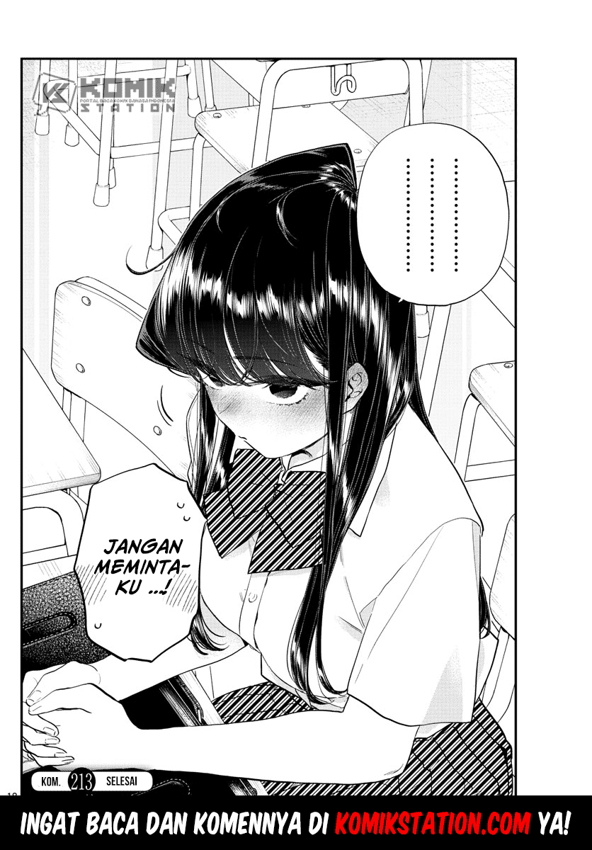 Komi-san wa Komyushou Desu Chapter 213 Gambar 7