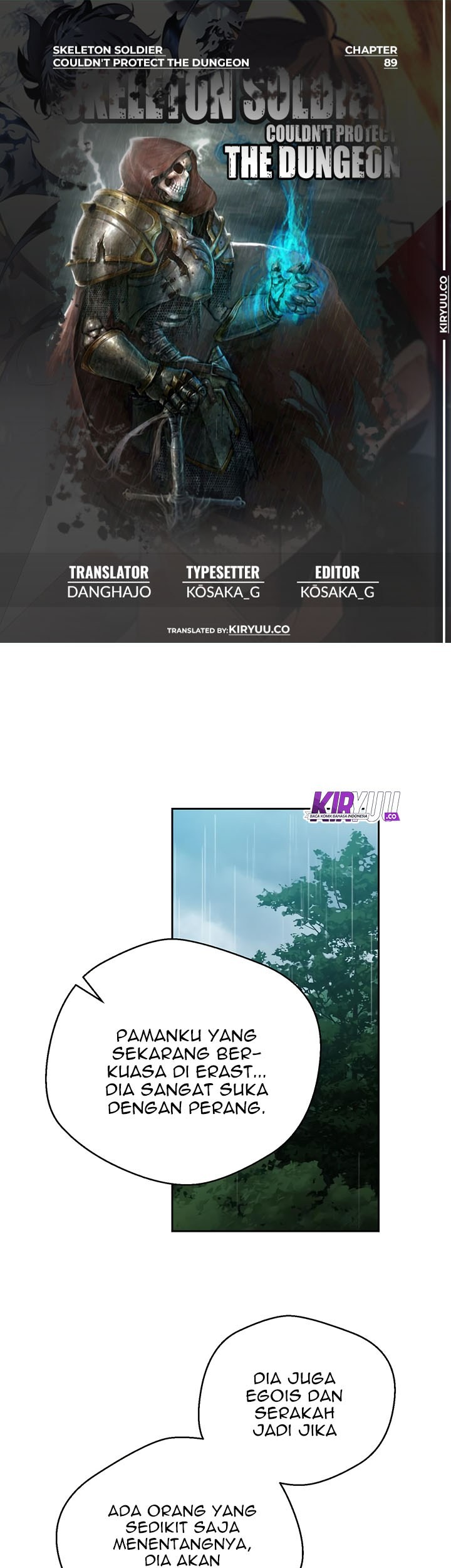 Komik Skeleton Soldier Couldn’t Protect the Dungeon Chapter 89 gambar nomor 1