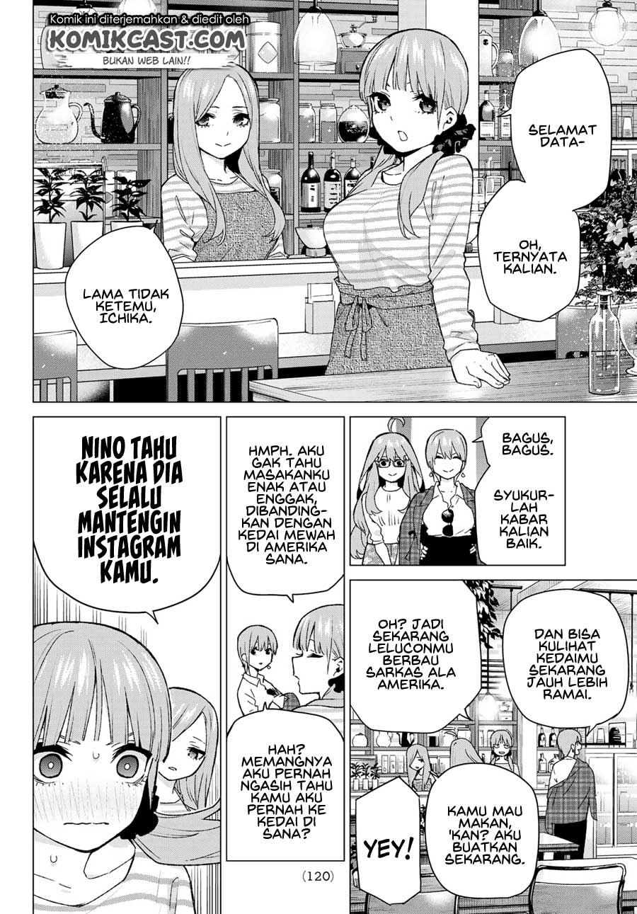 Go-toubun no Hanayome Chapter 121 Gambar 8
