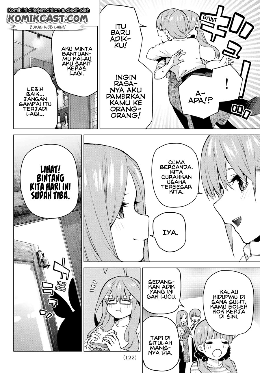 Go-toubun no Hanayome Chapter 121 Gambar 10