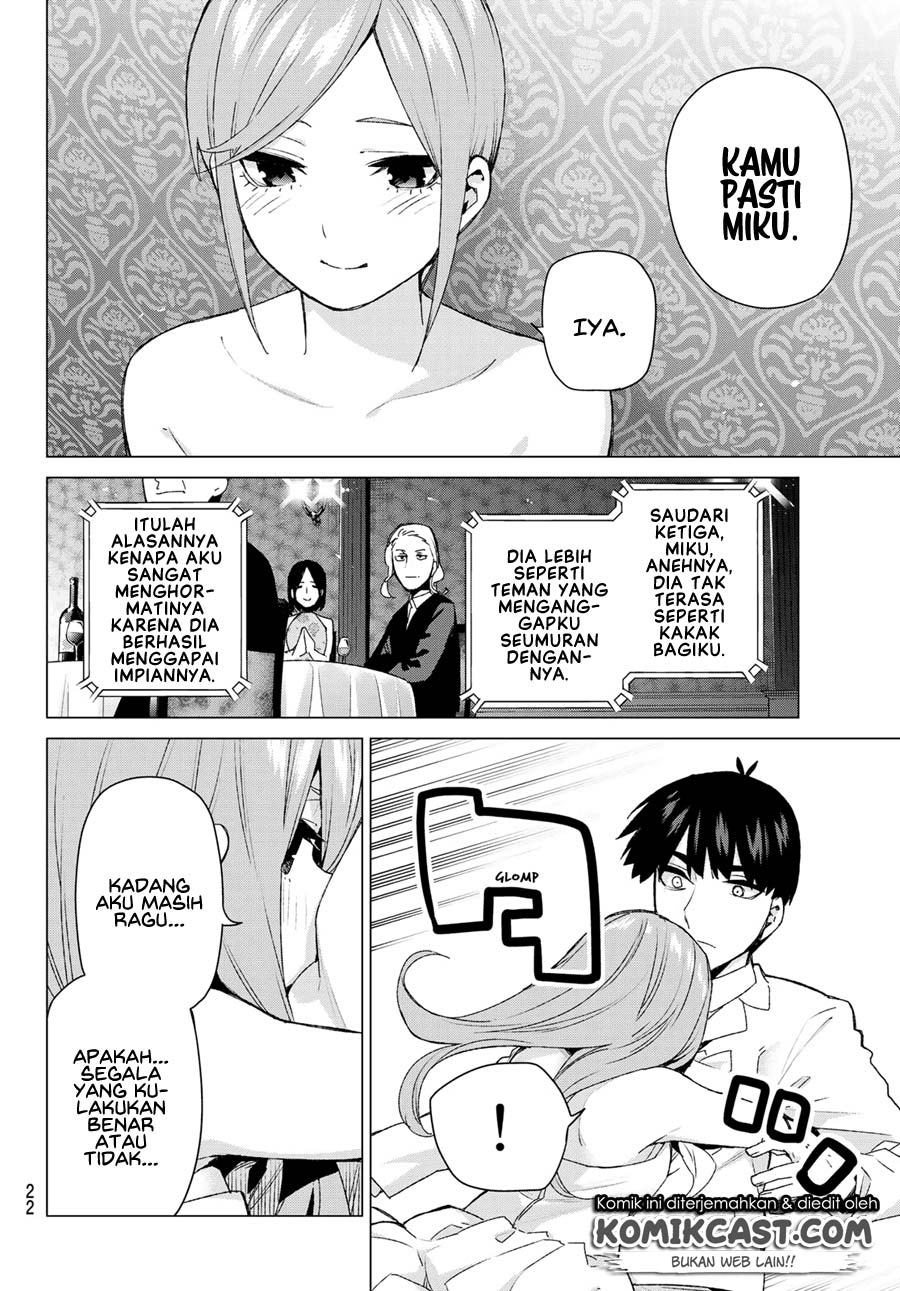 Go-toubun no Hanayome Chapter 122.5 Gambar 14