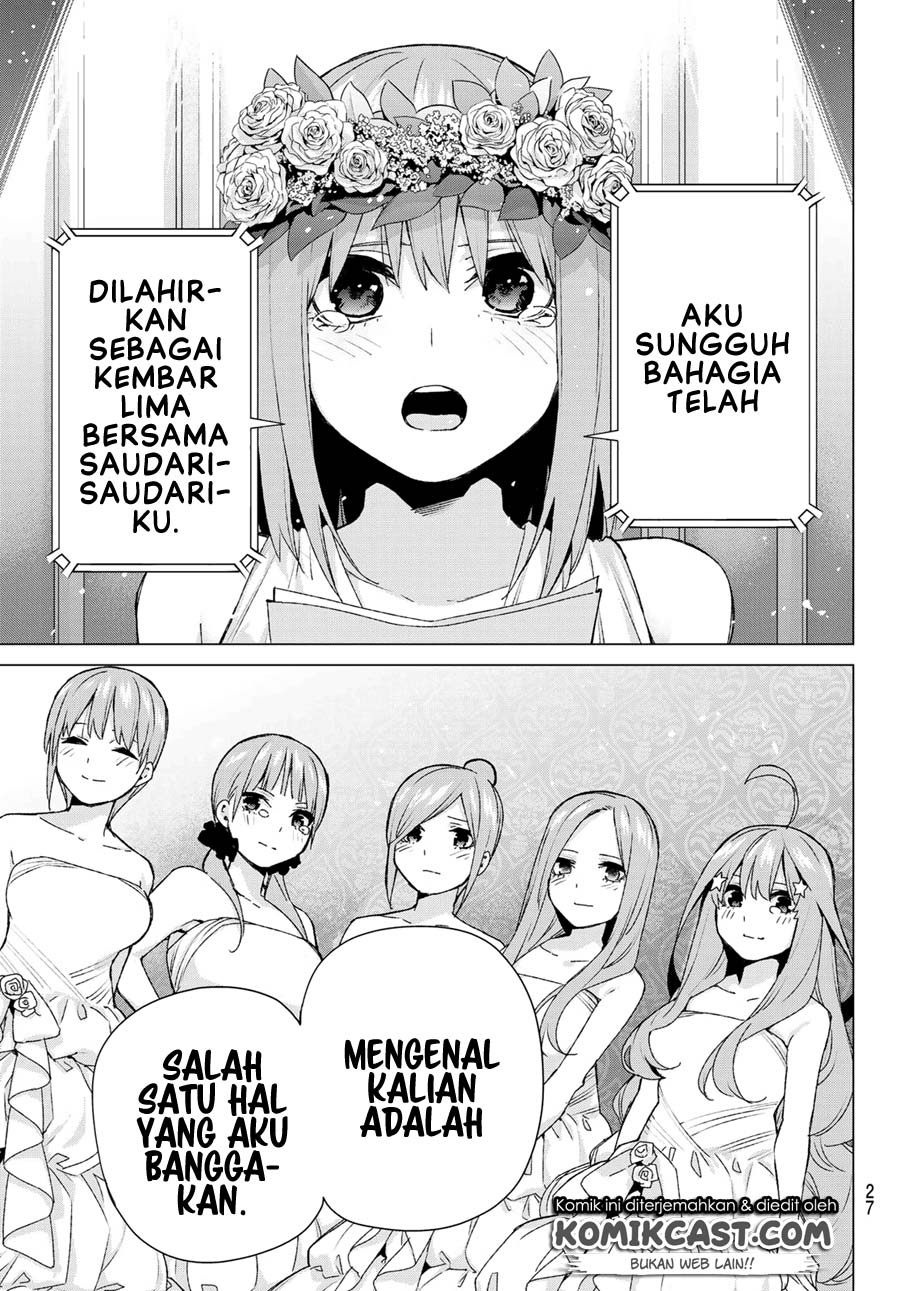 Go-toubun no Hanayome Chapter 122.5 Gambar 19