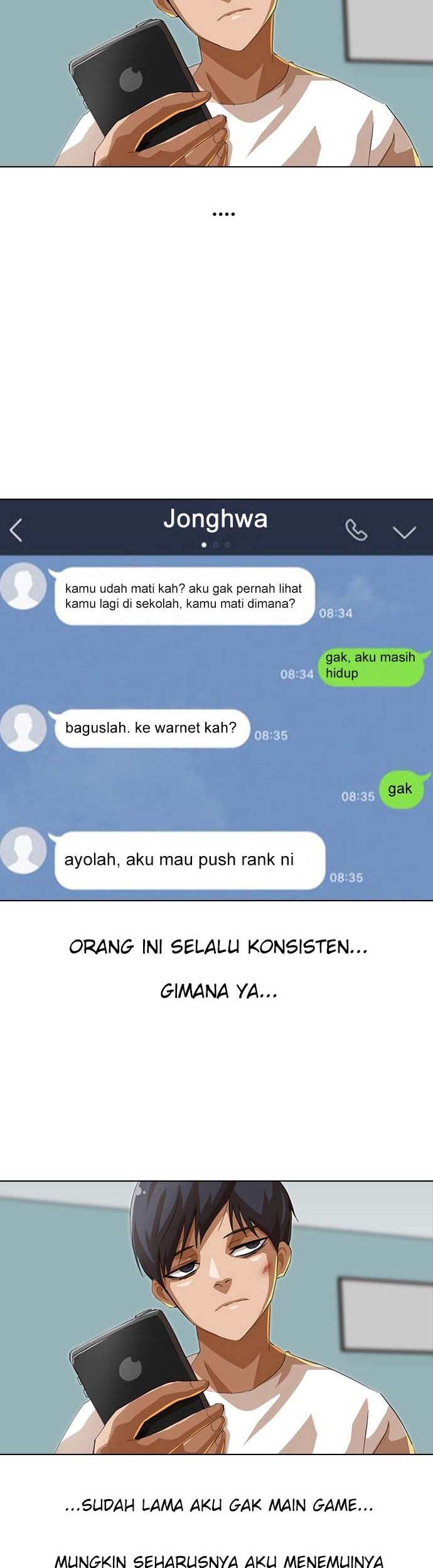The Girl from Random Chatting! Chapter 55 Gambar 54