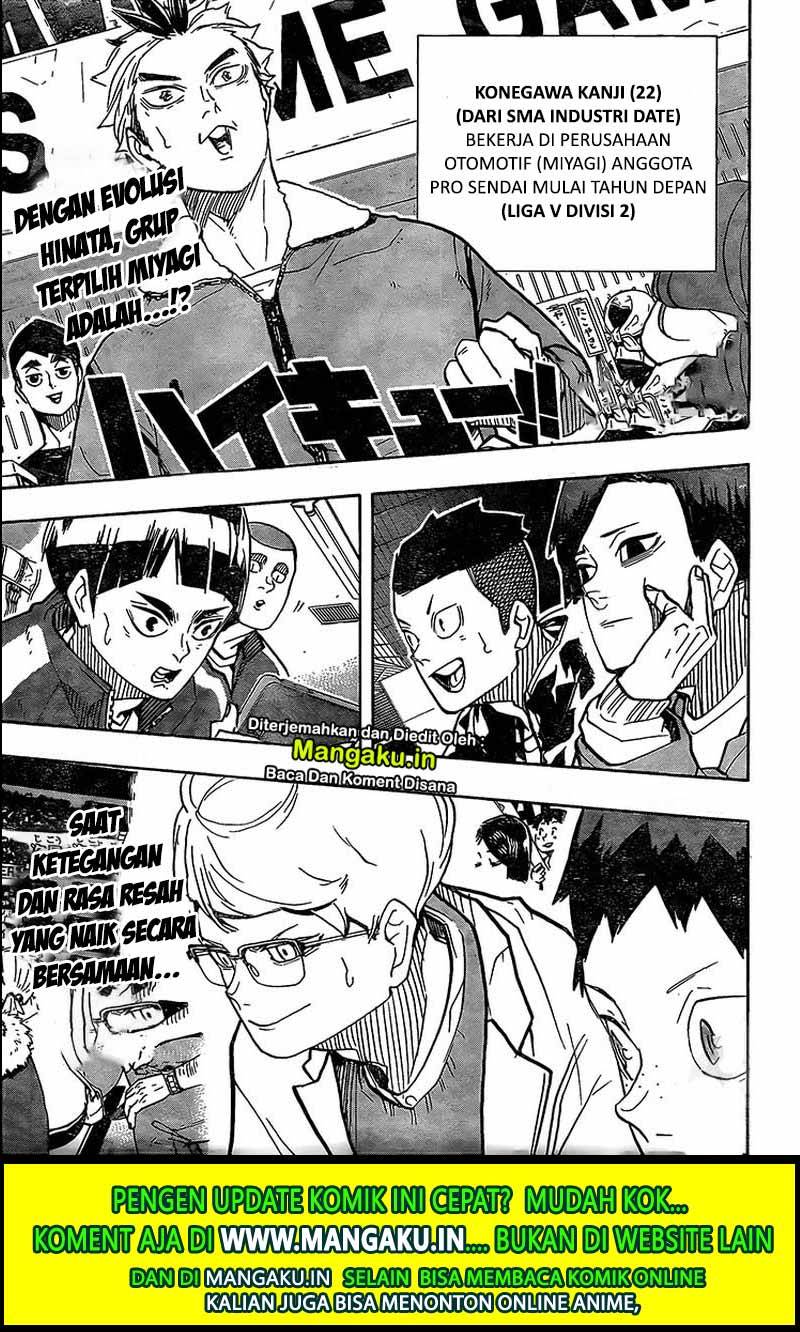 Manga Haikyuu!! Chapter 385 gambar nomor 2