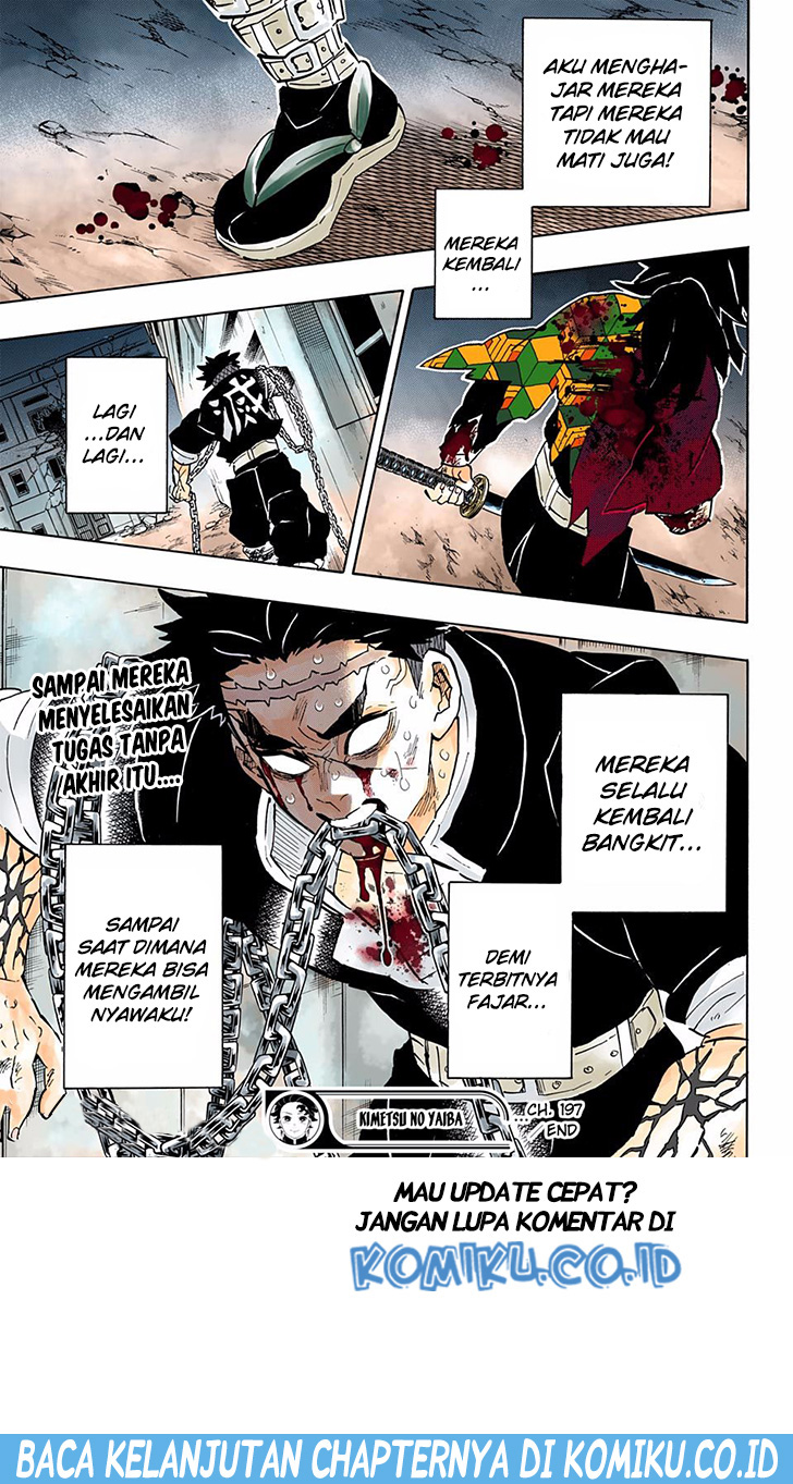 Kimetsu no Yaiba Chapter 197.5 Gambar 19