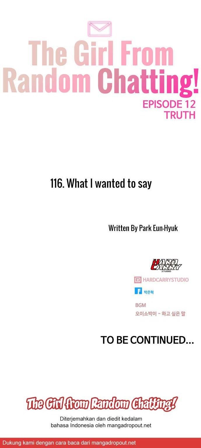 The Girl from Random Chatting! Chapter 116 Gambar 87