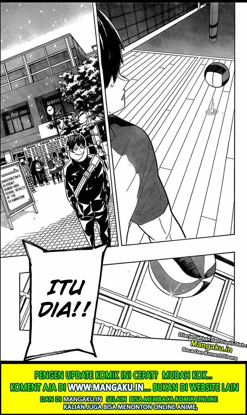 Haikyuu!! Chapter 387 Gambar 17