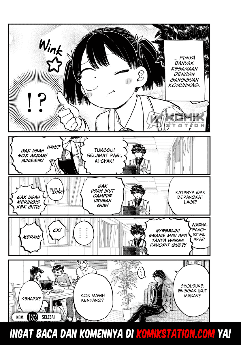 Komi-san wa Komyushou Desu Chapter 182 Gambar 20
