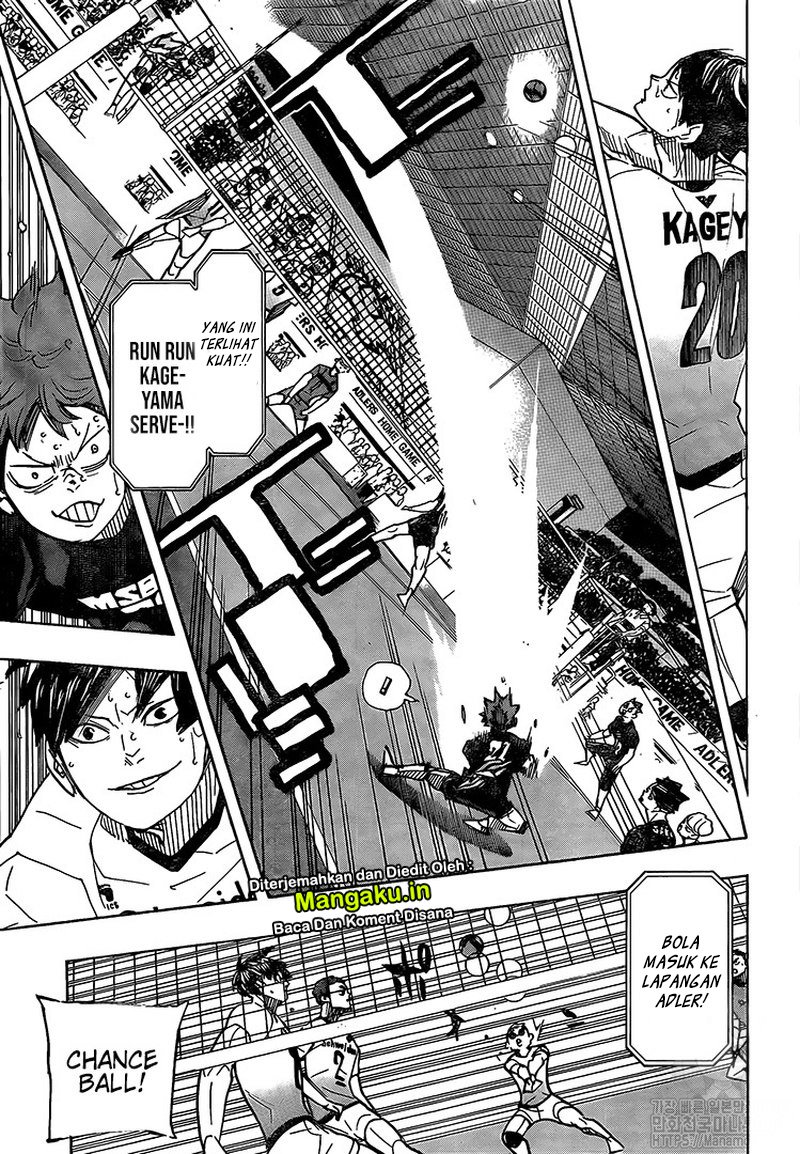 Haikyuu!! Chapter 389 Gambar 9