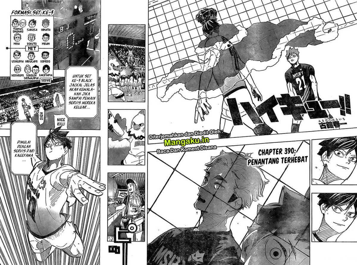 Haikyuu!! Chapter 390 Gambar 3