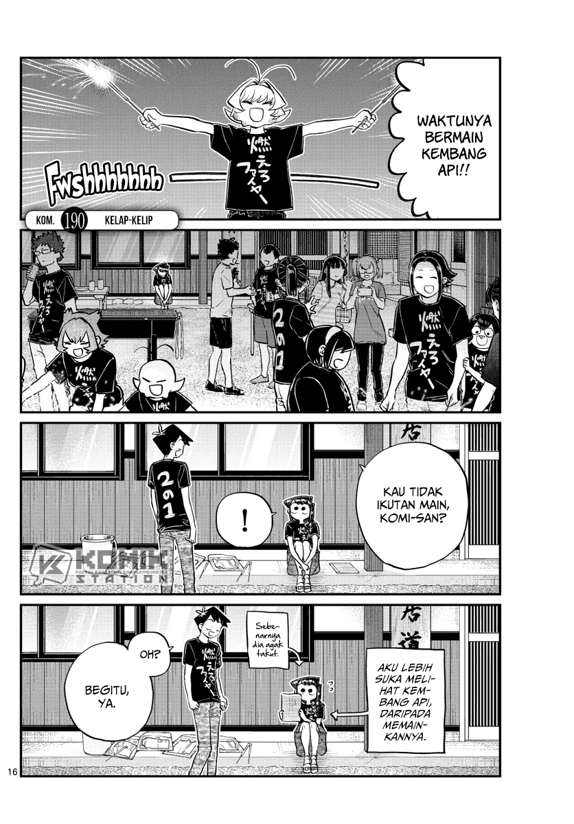 Manga Komi-san wa Komyushou Desu Chapter 190 gambar nomor 2