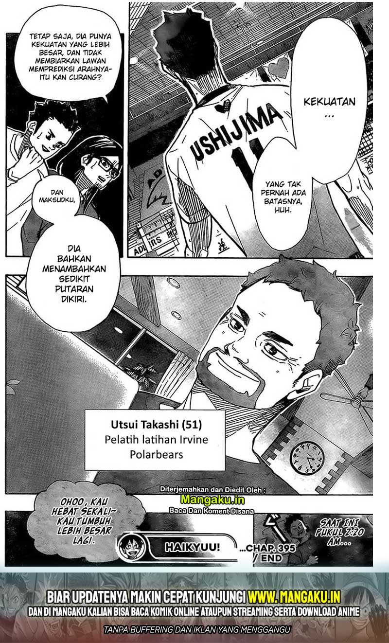 Haikyuu!! Chapter 395 Gambar 17