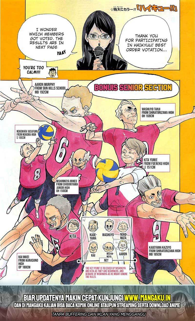 Manga Haikyuu!! Chapter 396 gambar nomor 2