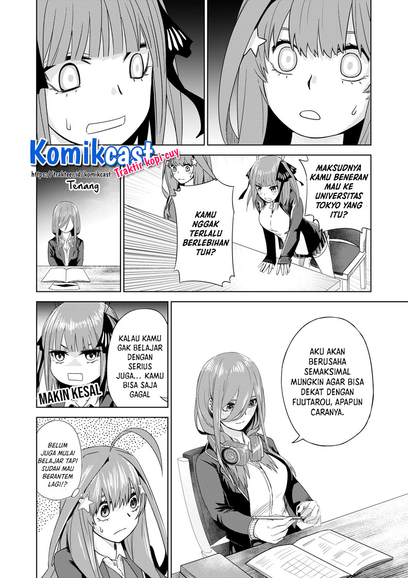 Go-toubun no Hanayome Chapter 123.4 Gambar 4