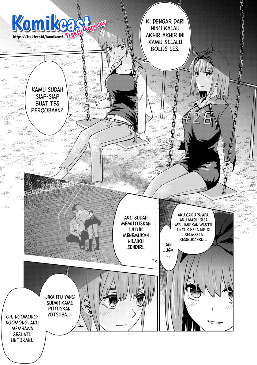 Go-toubun no Hanayome Chapter 123.4 Gambar 7