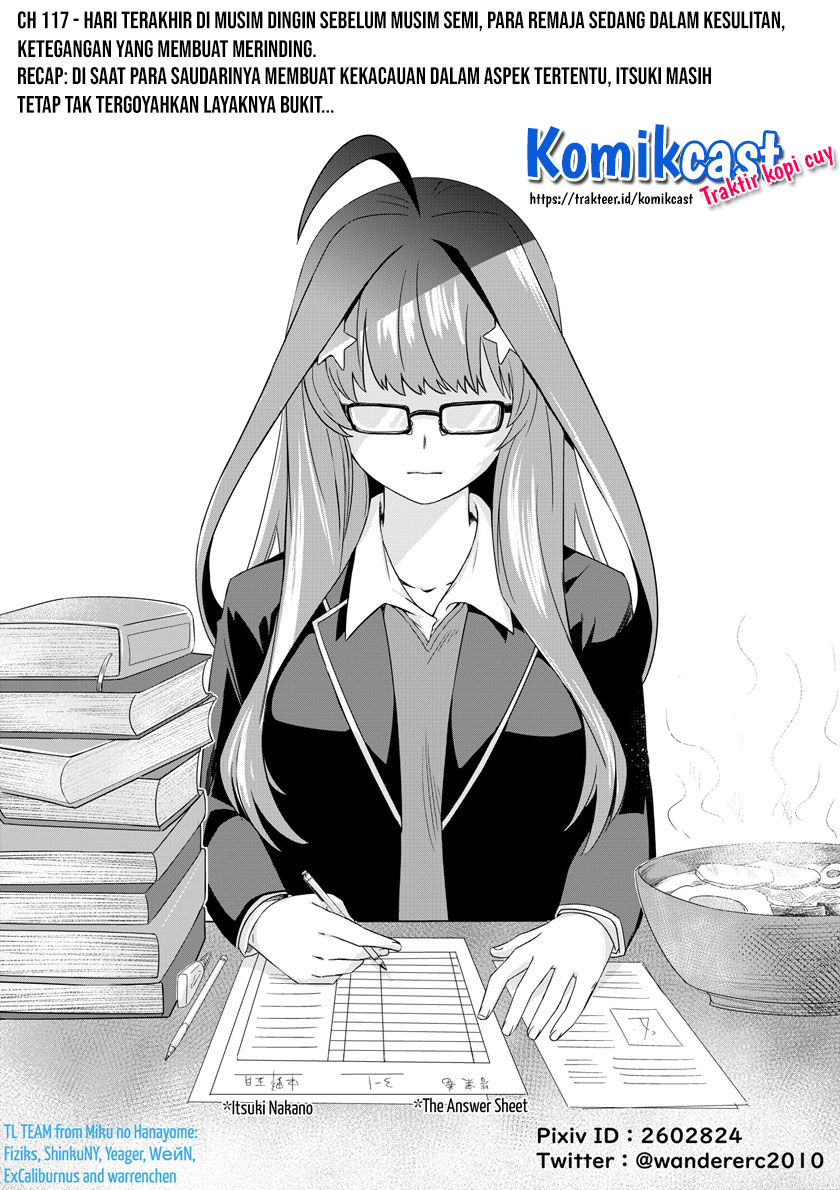 Komik Go-toubun no Hanayome Chapter 123.4 gambar nomor 1