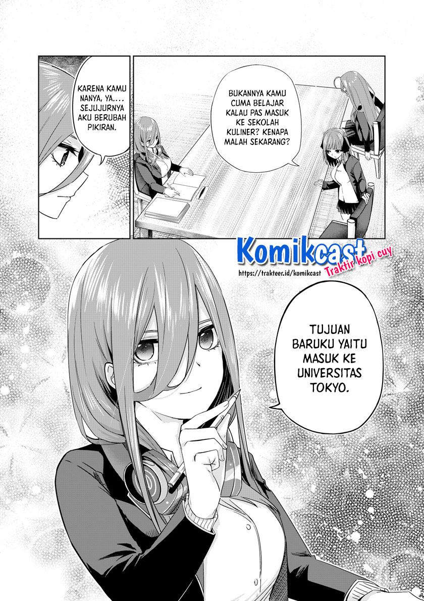 Go-toubun no Hanayome Chapter 123.4 Gambar 3