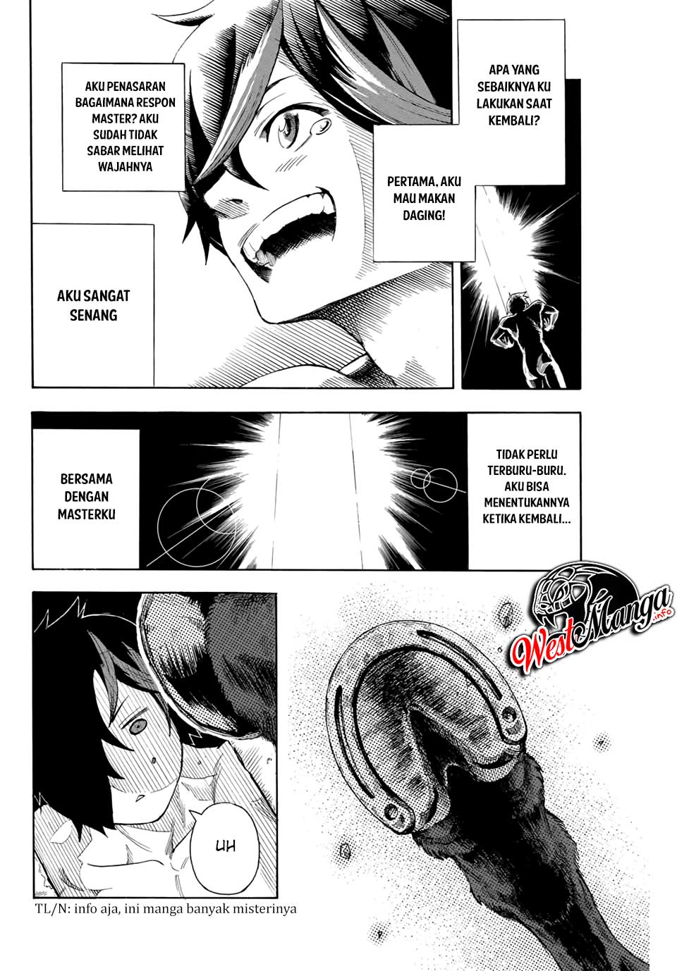 Jigoku no Gouka de Yaka re Tsuzuketa Shounen. Saikyou no Honou Tsukai to Natte Fukkatsu Suru. Chapter 01.1 Gambar 28