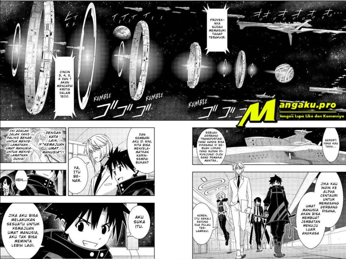 Manga UQ Holder! Chapter 182.2 gambar nomor 2