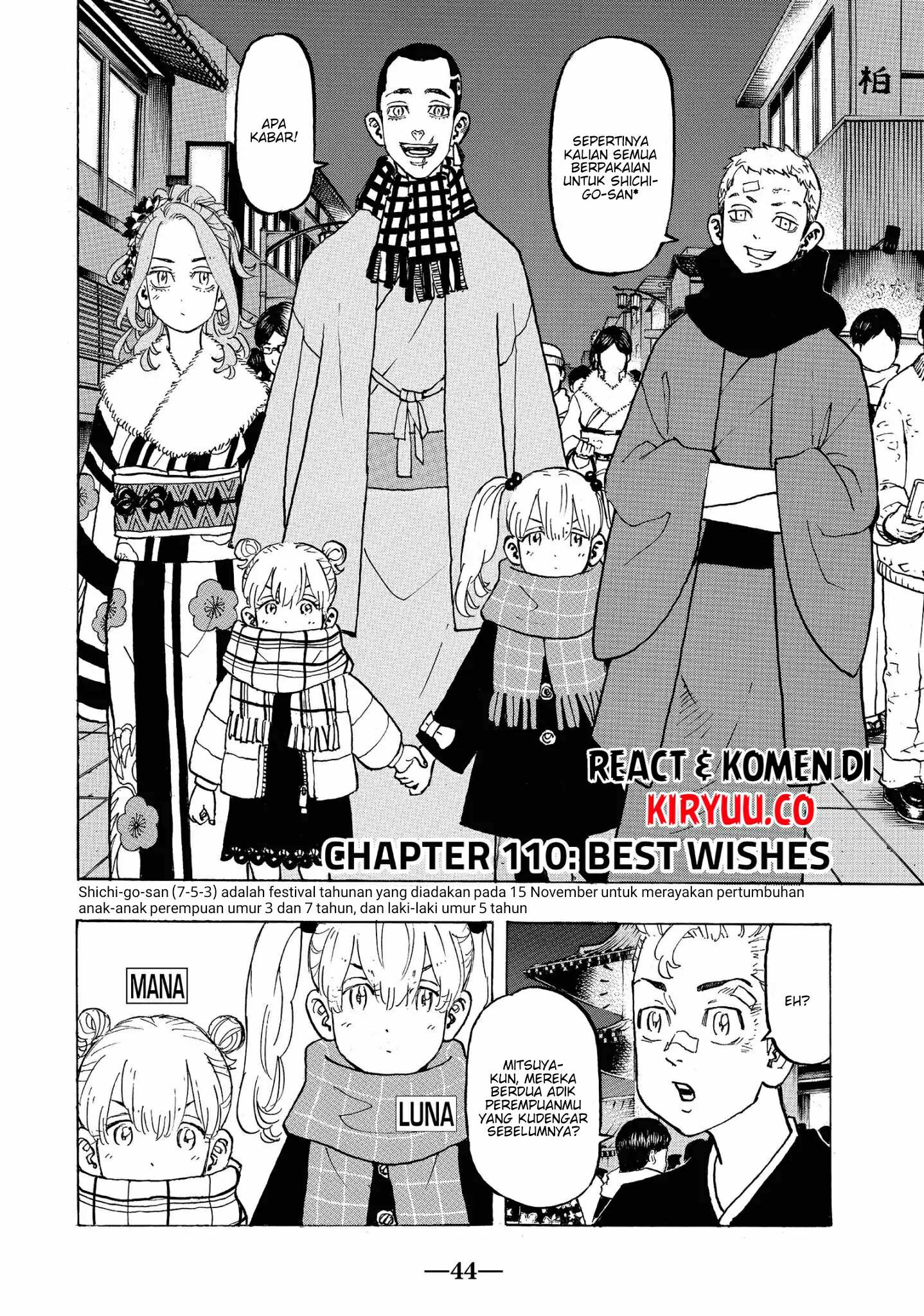 Tokyo卍Revengers Chapter 110 Gambar 6