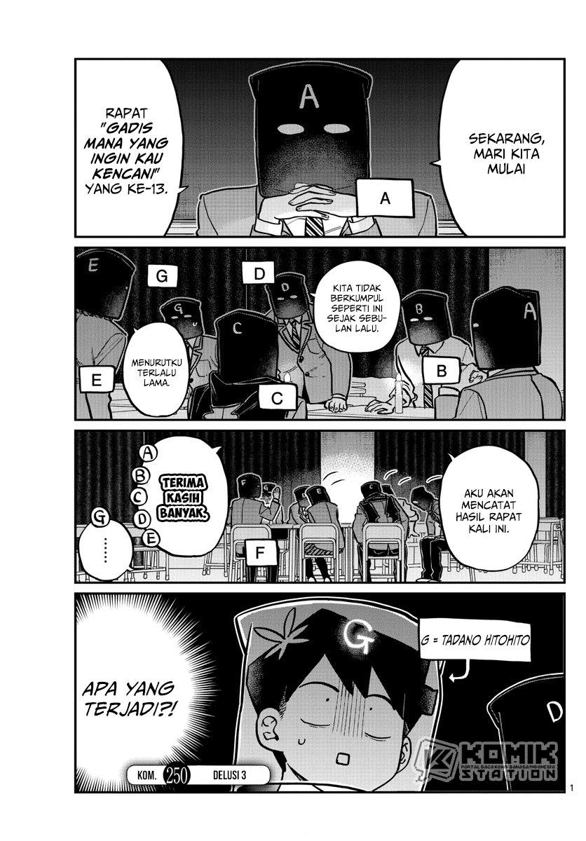 Manga Komi-san wa Komyushou Desu Chapter 250 gambar nomor 2