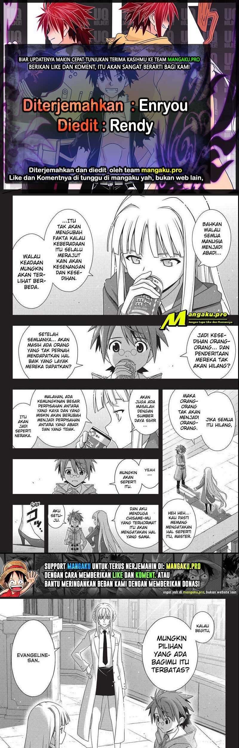 Komik UQ Holder! Chapter 183.2 gambar nomor 1