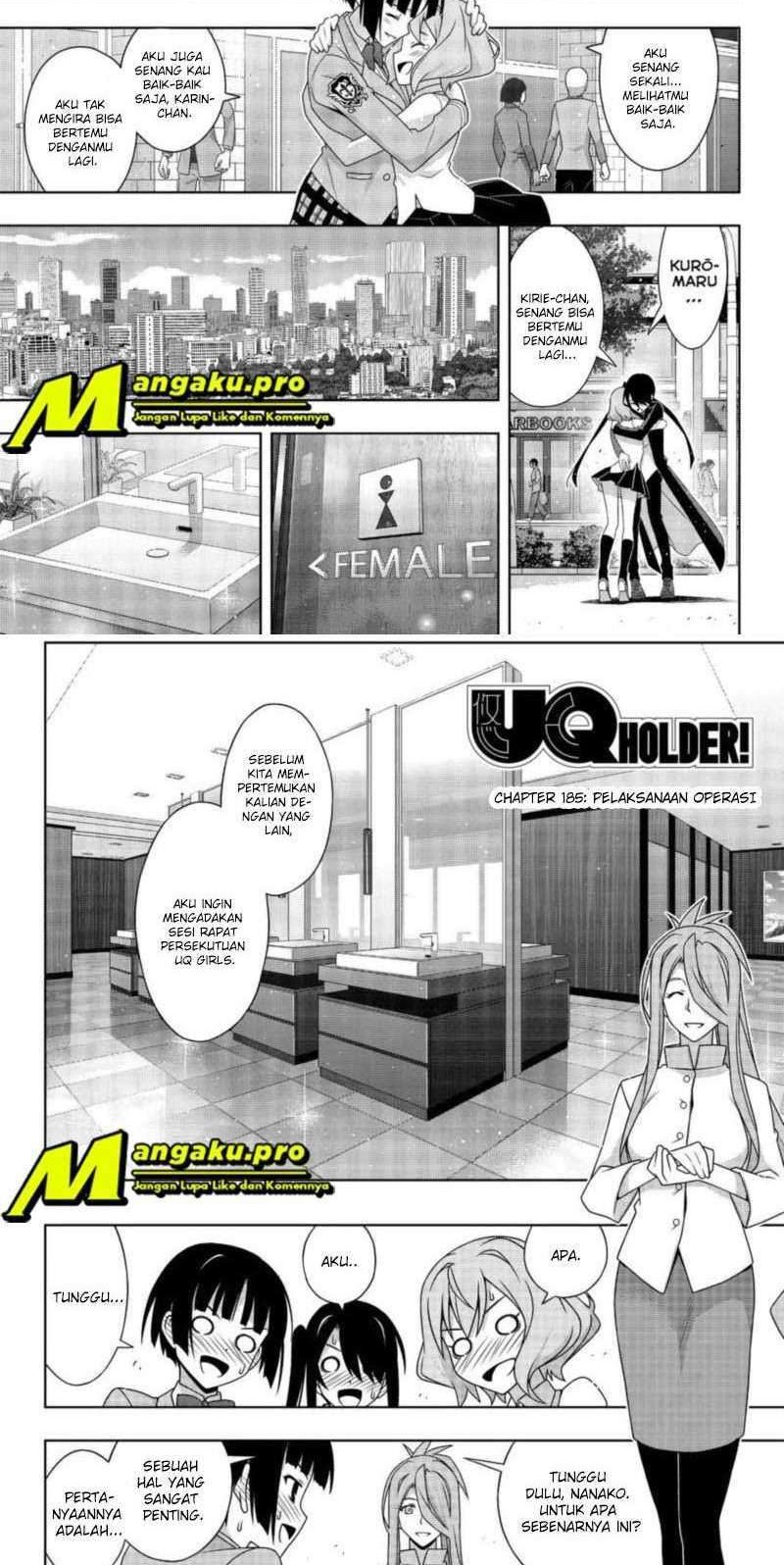Manga UQ Holder! Chapter 185.1 gambar nomor 2