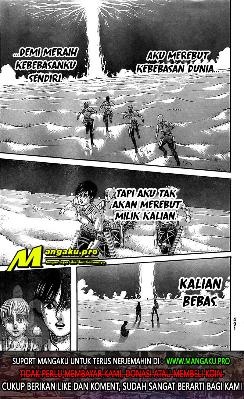 Shingeki no Kyojin Chapter 133.1 Gambar 21