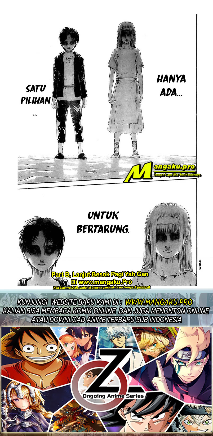 Shingeki no Kyojin Chapter 133.1 Gambar 23