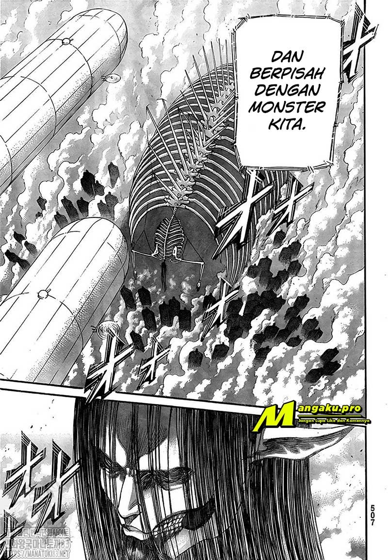 Shingeki no Kyojin Chapter 134.1 Gambar 17
