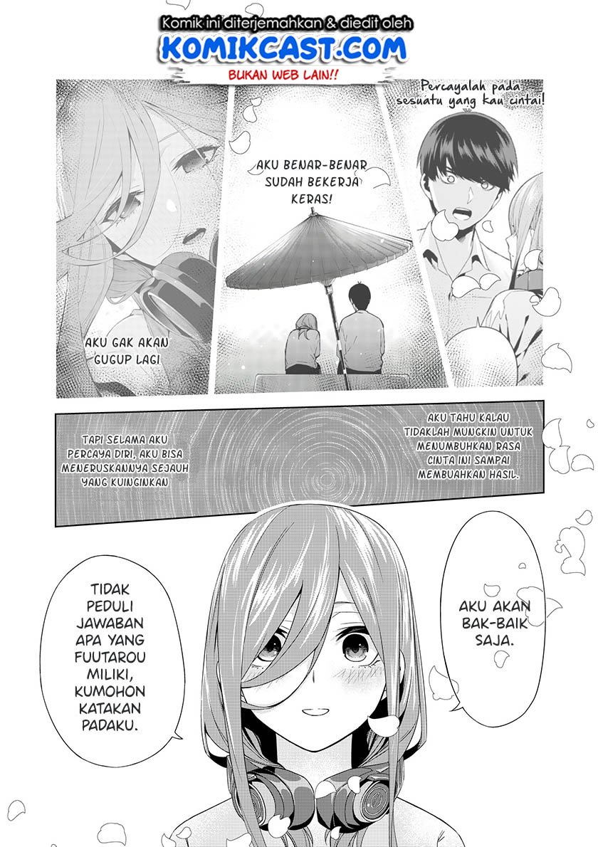 Go-toubun no Hanayome Chapter 123.1 Gambar 8