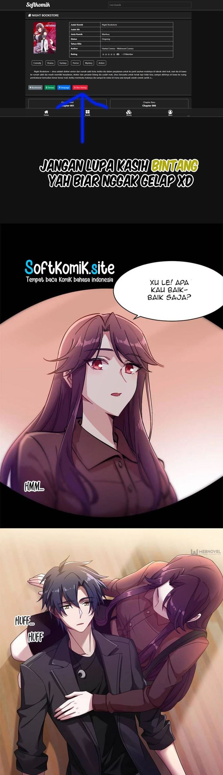 Komik Night Bookstore Chapter 10 gambar nomor 1