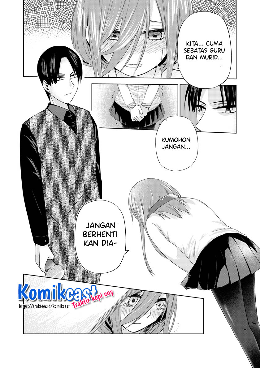 Go-toubun no Hanayome Chapter 123.2 Gambar 11