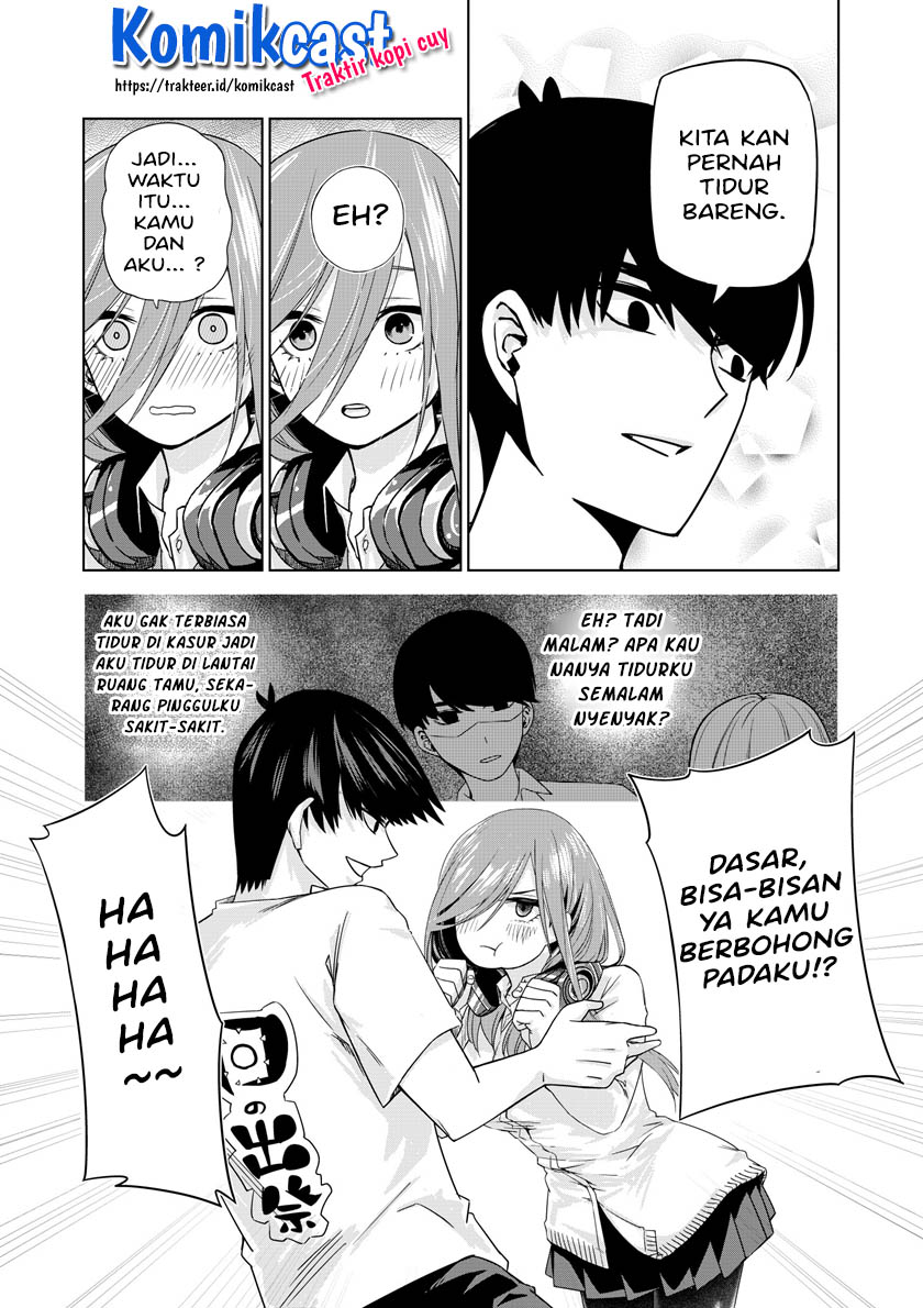 Go-toubun no Hanayome Chapter 123.2 Gambar 3