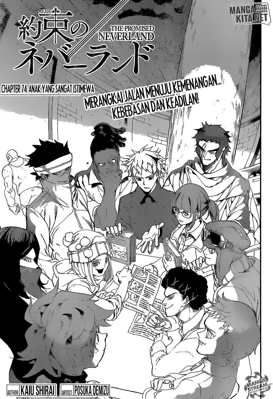 The Promised Neverland Chapter 74 Gambar 4