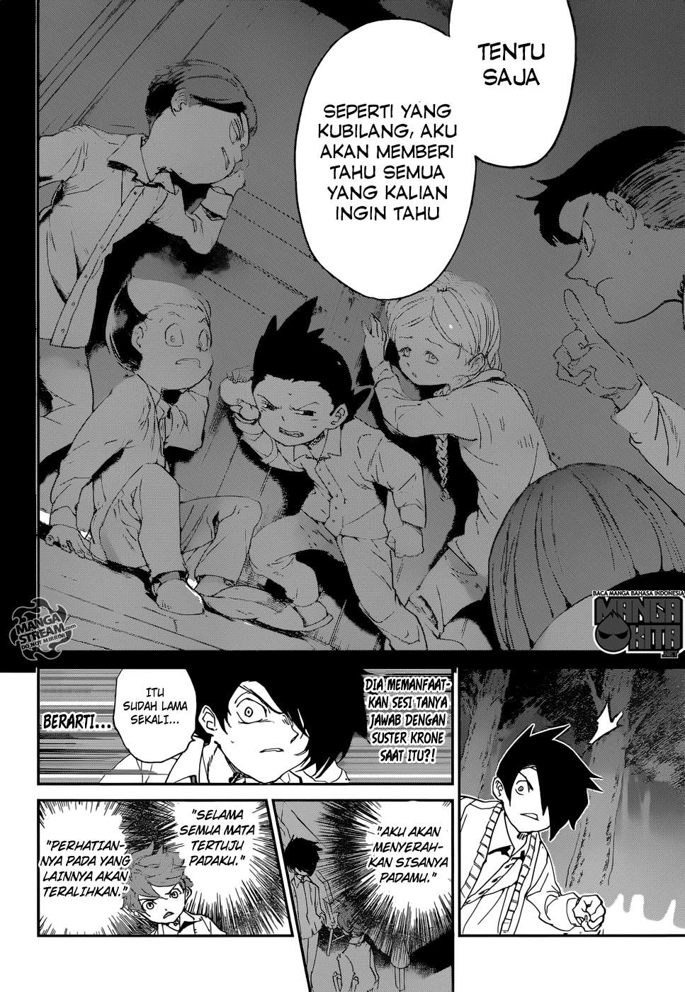 The Promised Neverland Chapter 34 Gambar 16