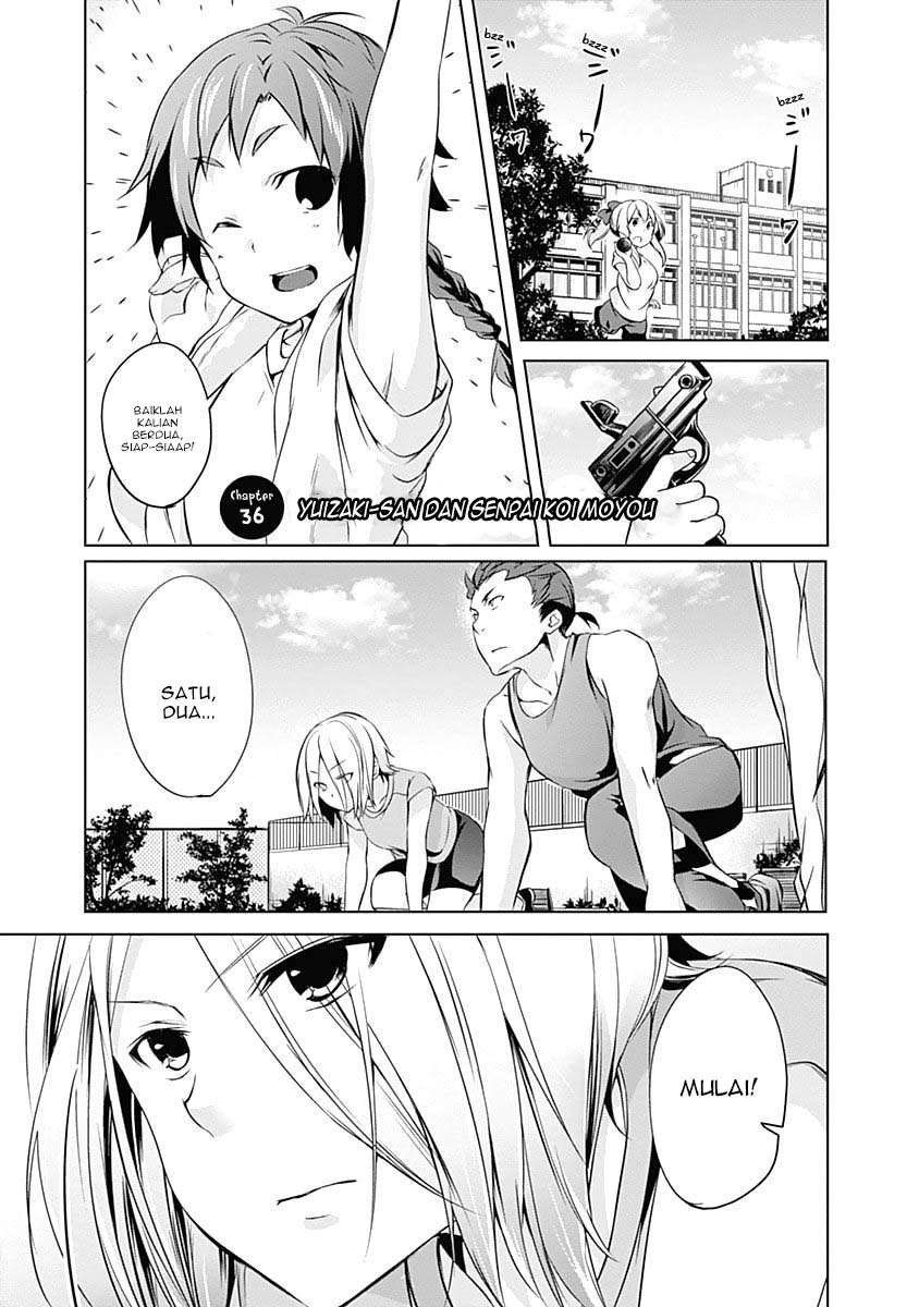 Manga Yuizaki-san wa Nageru! Chapter 36 gambar nomor 2