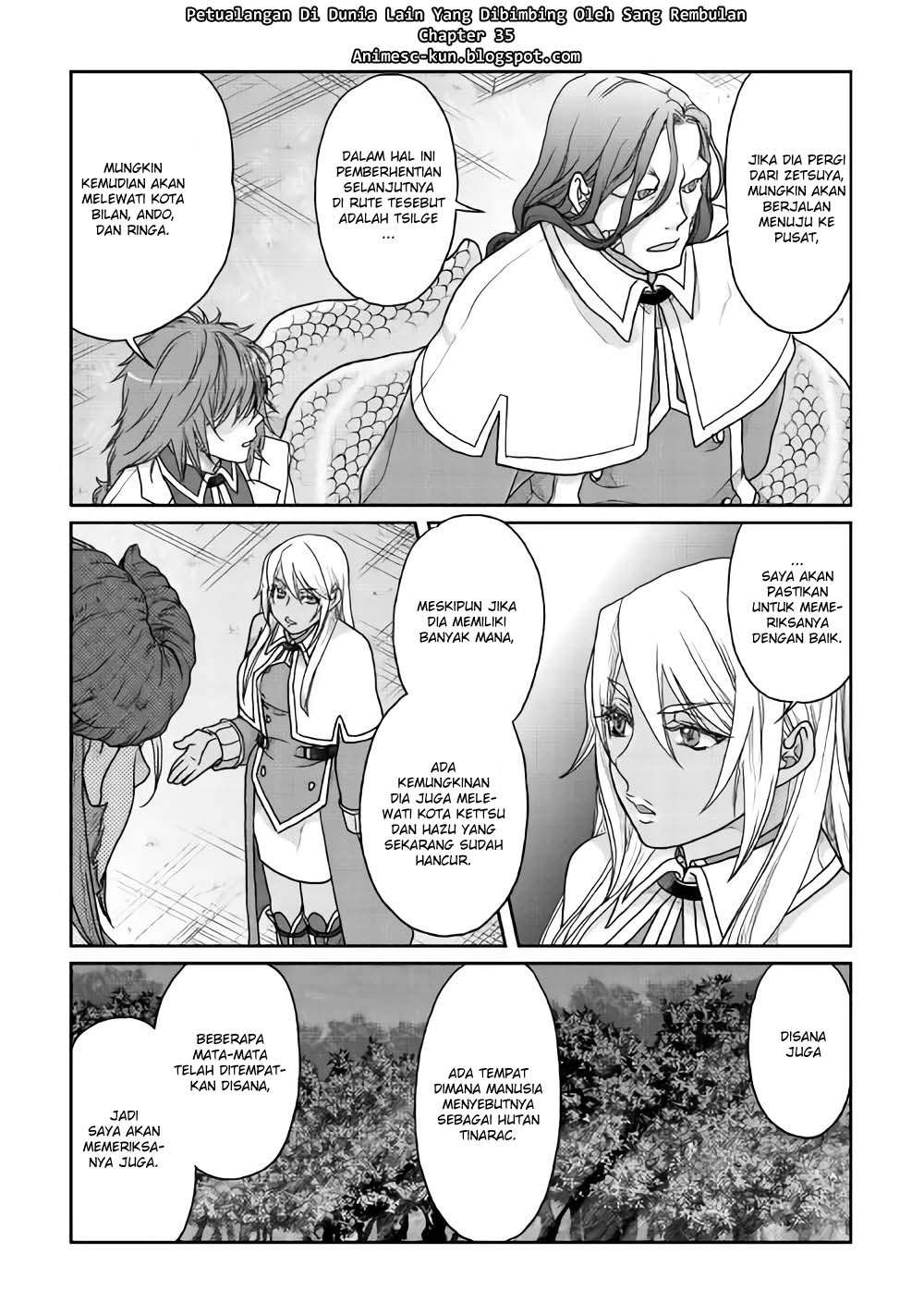 Tsuki ga Michibiku Isekai Douchuu Chapter 35 Gambar 24