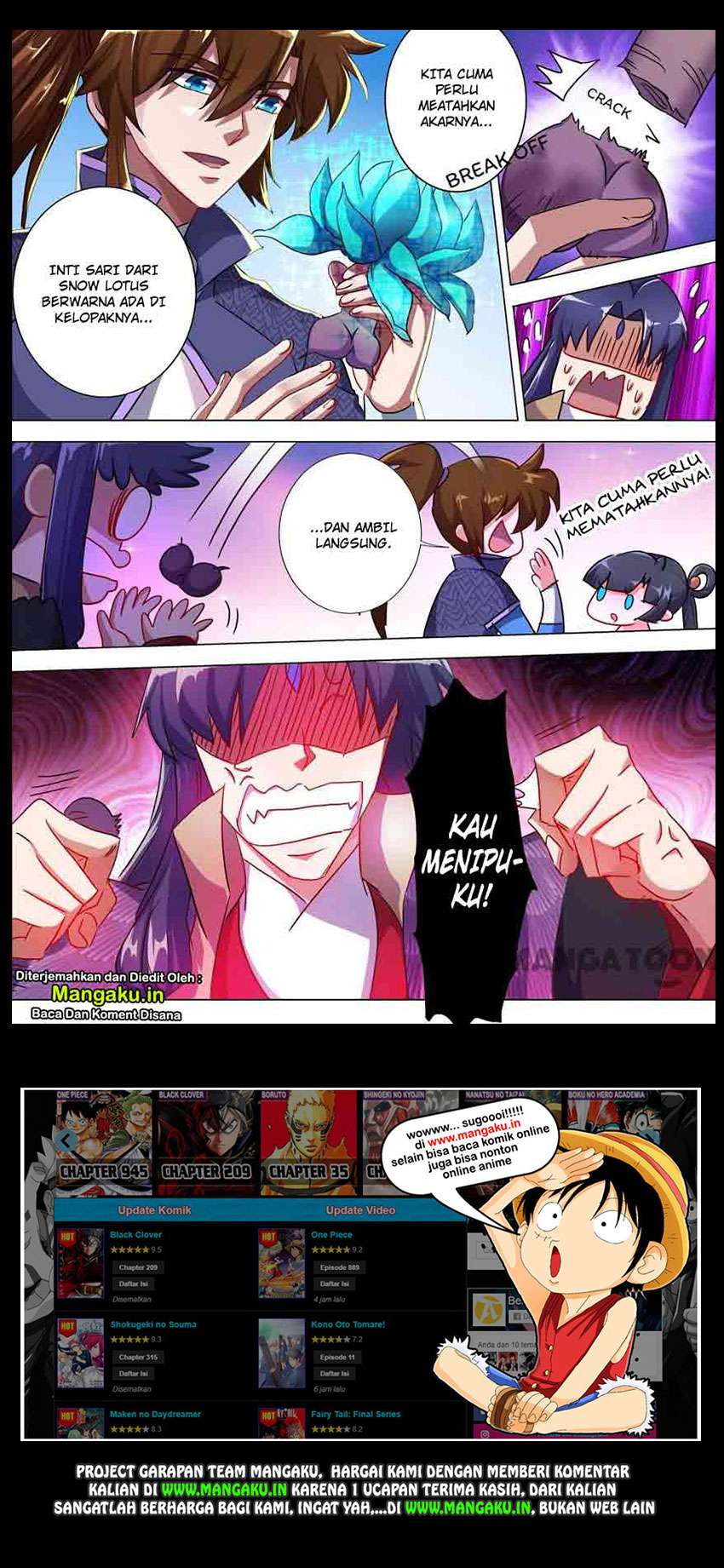 Manhua Spirit Sword Sovereign Chapter 202 gambar nomor 2