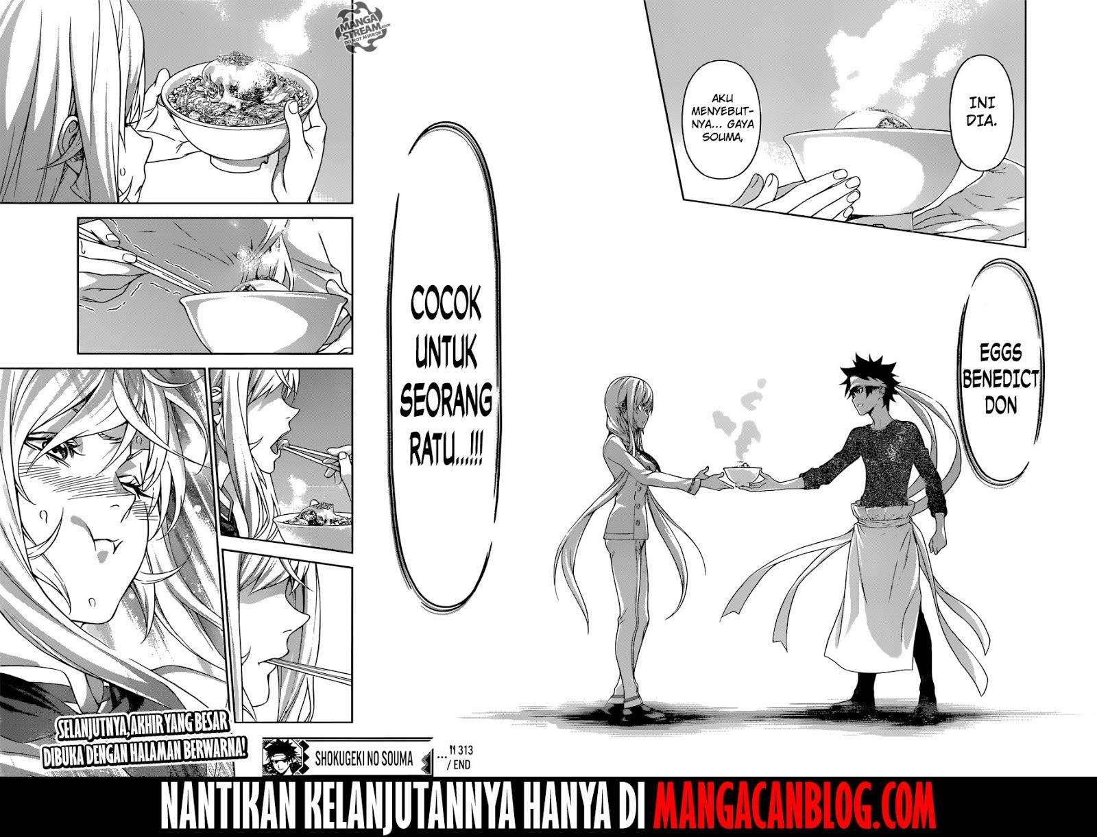 Shokugeki no Souma Chapter 314 Gambar 19