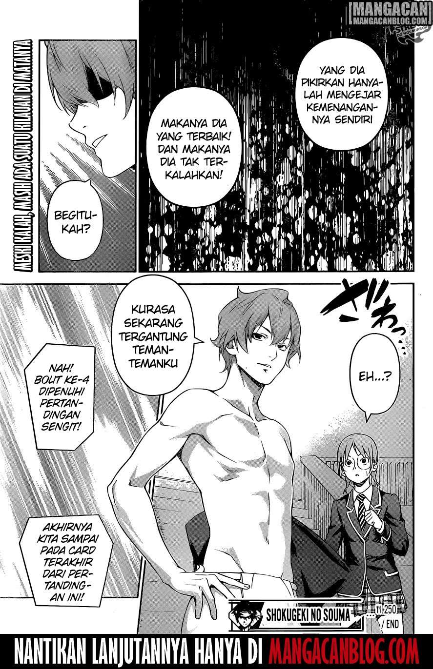 Shokugeki no Souma Chapter 250 Gambar 19