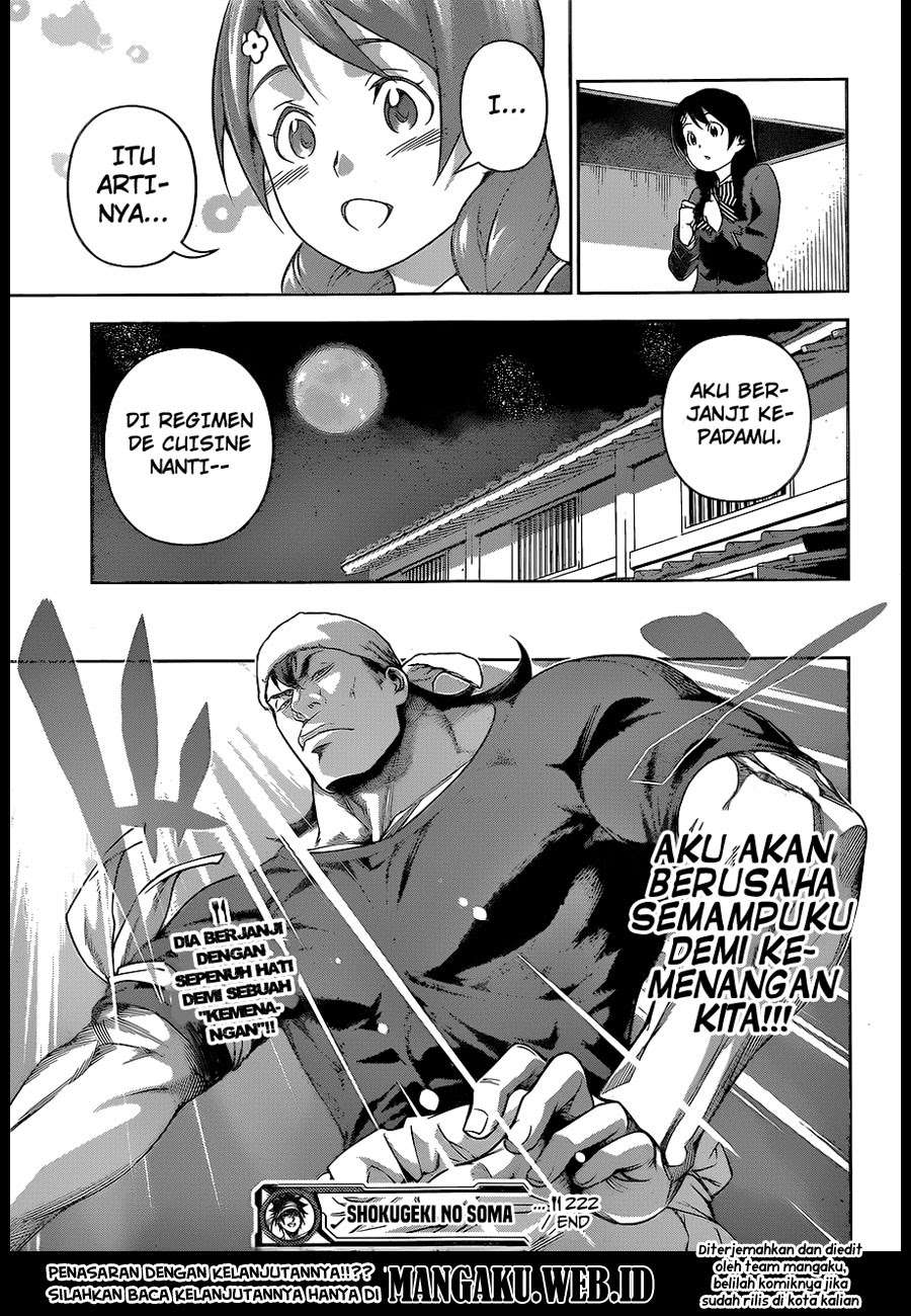 Shokugeki no Souma Chapter 222 Gambar 19